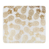 Minimalist White Gold Painted Pineapple Cutting Board by Simple Luxe by  Nature Magick