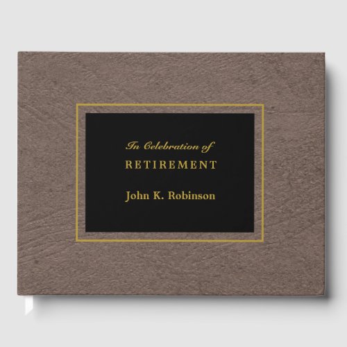 Elegant Faux Leather Retirement