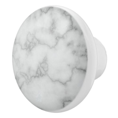 Elegant Faux Marble Ceramic Knob