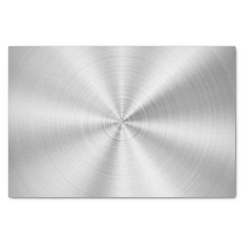 Elegant Faux Metallic Shiny Silver Tissue Paper