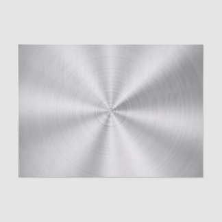 Elegant Faux Metallic Shiny Silver Tissue Paper