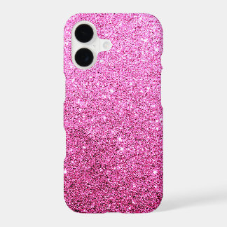 Elegant Faux Pink Glitter Luxury iPhone 17 Case