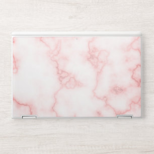 Elegant Faux Pink Marble HP Laptop Skin