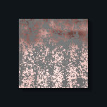 elegant faux rose gold and grey brushstrokes canvas print<br><div class="desc">Modern and stylish design representing faux rose gold and grey brushstrokes.</div>