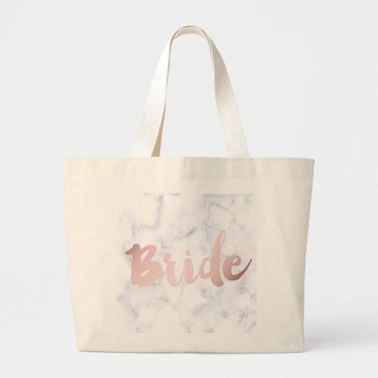 rose gold large tote bag