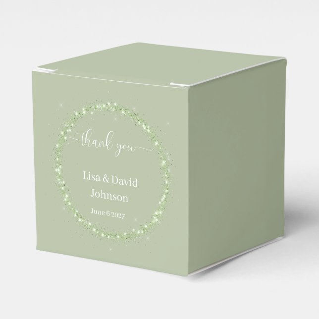 Elegant Favor Gift Box (Front Side)