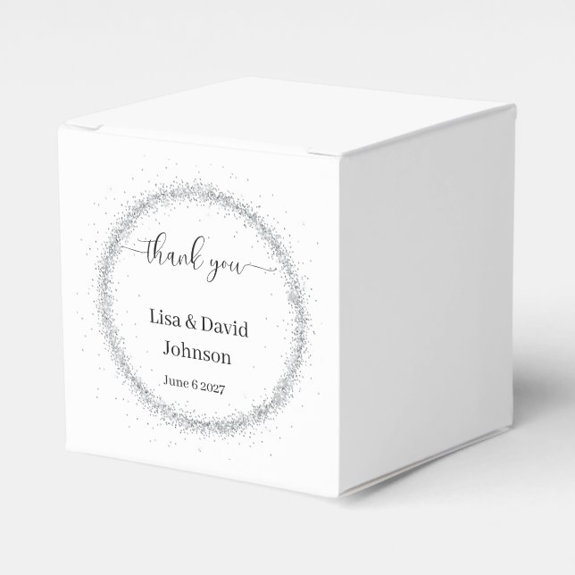 Elegant Favor Gift Box (Front Side)