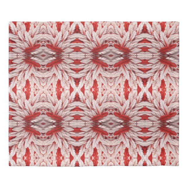 Elegant Feather Pattern Bedding Aesthetic Bedroom  Duvet Cover (Front)