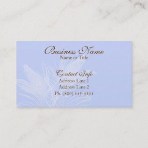 Elegant Feathers Business Cards