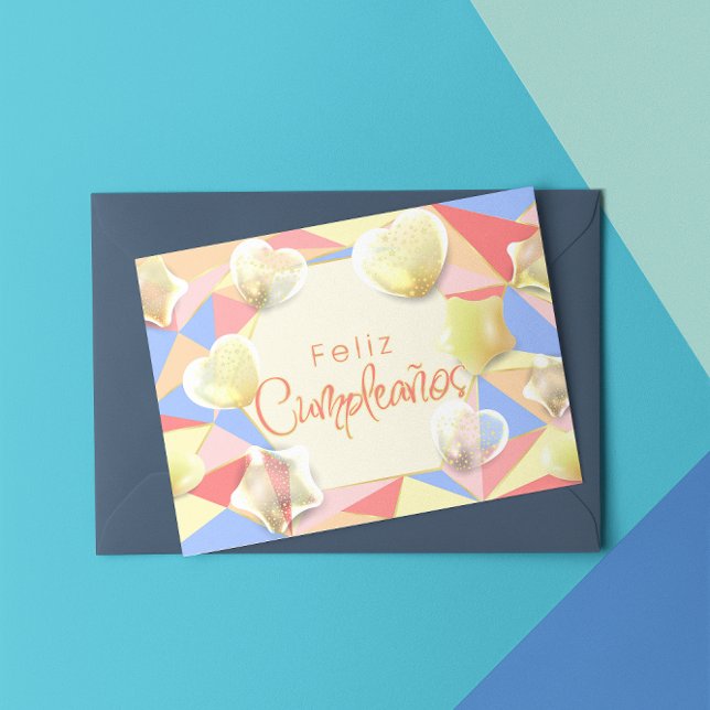 Elegant ¡Feliz cumpleaños! Spanish Birthday Invitation (¡Feliz cumpleaños happy birthday spanish invitation card)