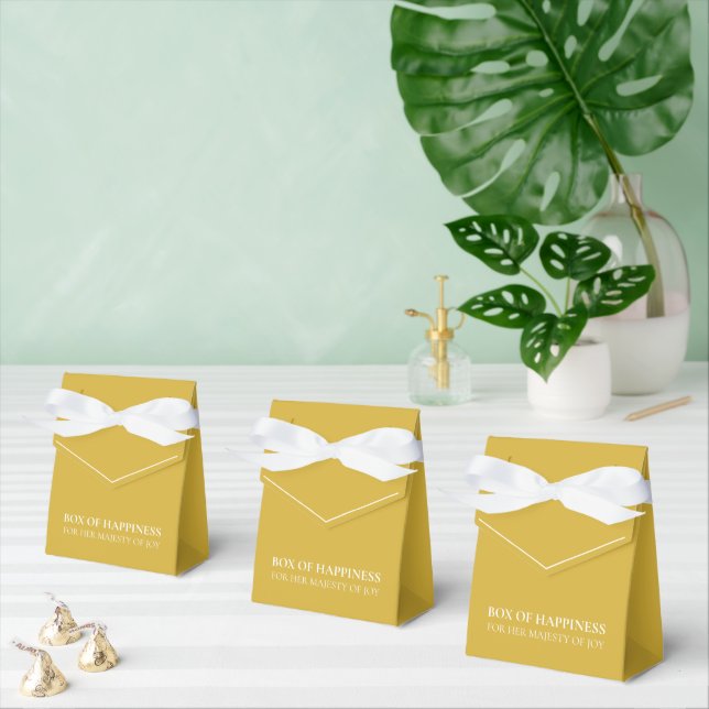 Elegant Feminine Birthday Party Favor Design Boxes (Multiple)