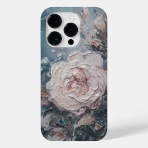 Elegant Feminine Floral Oil Painting Rose Case-Mate iPhone 14 Pro Case