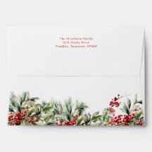 Elegant Festive Greenery Holiday Christmas