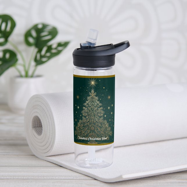 “Elegant Festive Harmony” Water Bottle (Yoga (Rotated))