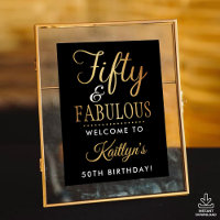 Elegant Fifty and Fabulous! 50th Birthday Party