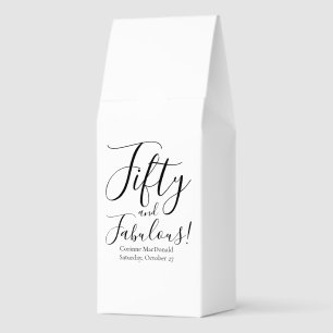 Elegant Fifty and Fabulous 50th Birthday Party Roasted Coffee