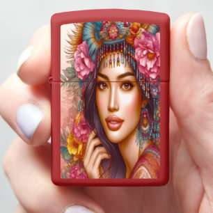 Elegant Filipino Woman Collector’s Edition Zippo Lighter