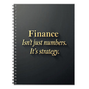 Elegant Finance Quote  Notebook