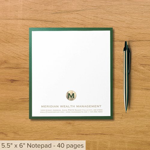 Elegant Financial Notepad