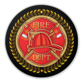 Elegant Fire Department Drawer Knobs - SRF (Front)