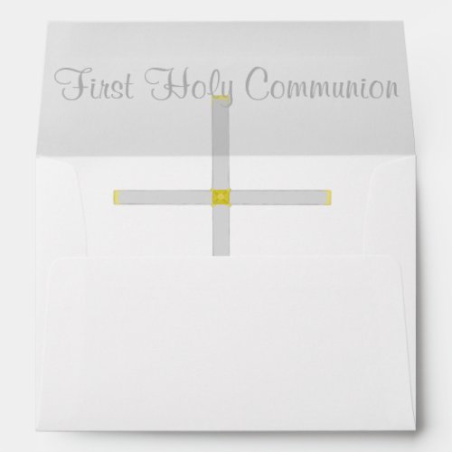 Elegant First Holy Communion Cross Envelopes