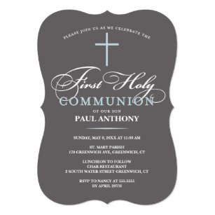 elegant blue invitations zazzle