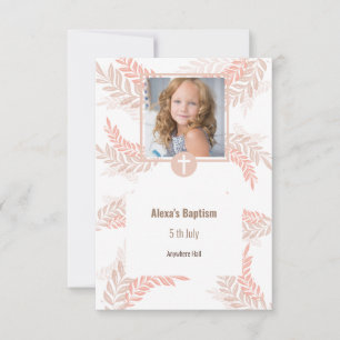 Elegant First Holy Communion RSVP Card