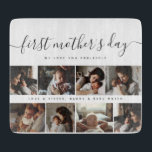 Elegant First Mother's Day Custom Photo Collage Cutting Board<br><div class="desc">Crafted with care, this 'Elegant First Mother's Day Custom Photo Collage' is a beautiful symphony of cherished moments. It's a canvas where every giggle and cuddle with baby is immortalized, creating a heartwarming tribute to a new mom's journey. Every glance will remind her of the first time she celebrated motherhood—truly...</div>