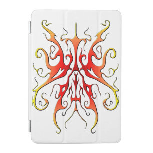 Elegant Flame Tribal Mask Abstract Design iPad Mini Cover