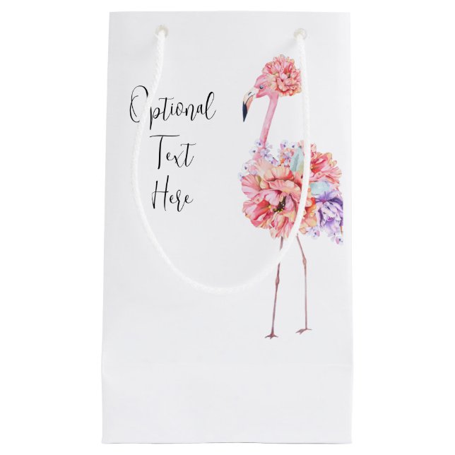 Elegant Flamingo Gift Bag (Front)