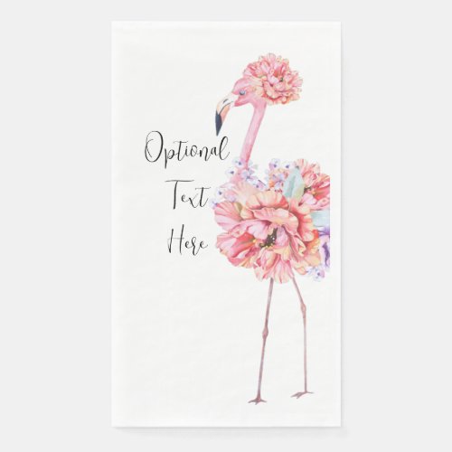 Elegant Flamingo Party Napkin