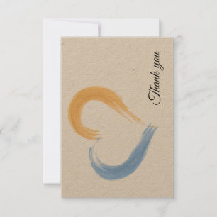 Elegant Flat Thank You Card