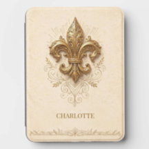 Elegant Fleur‑de‑Lis Personalized Kindle Cover