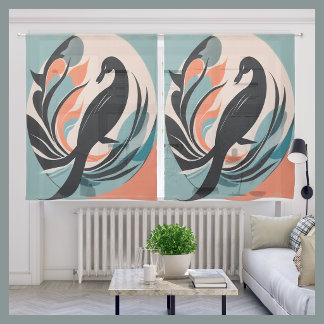 Elegant Flight Sheer Curtains