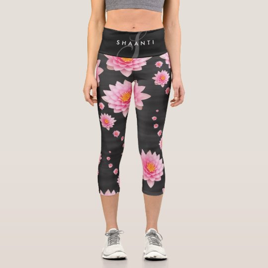 Elegant Floating Pink Lotus Flowers 