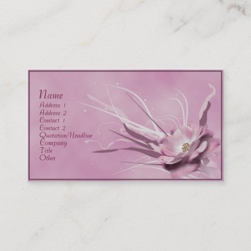 Customizable Elegant Flora Business Card Templates
