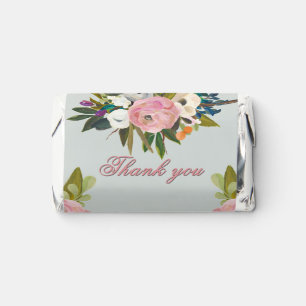 Elegant Floral 80th Birthday  Hershey's Miniatures