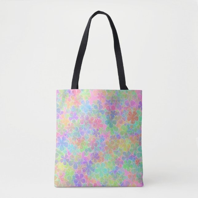 Elegant Floral Abstract Flowers Modern Template Tote Bag (Front)