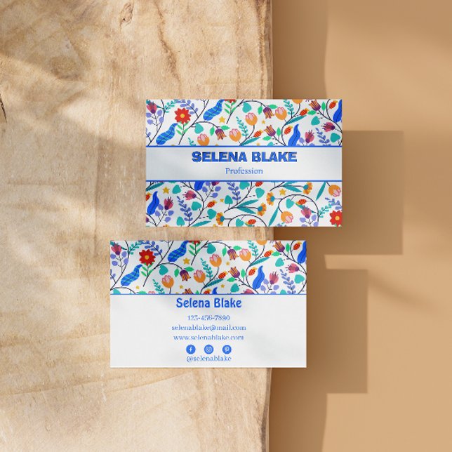 Elegant Floral Aesthetic | Modern & Stylish  Business Card (Creator Uploaded)