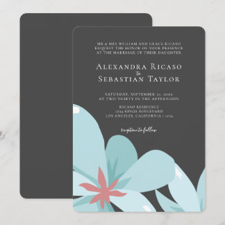 Elegant Floral Ampersand Collection Wedding