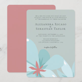 Elegant Floral Ampersand Collection Wedding