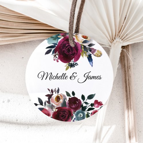 Elegant Floral and Tropical Wedding Envelope Seals