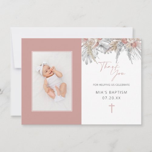 Elegant Floral Arch Photo Baptism 