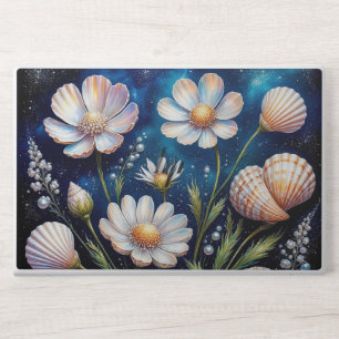 Elegant Floral Arrangement with Seashells HP Laptop Skin