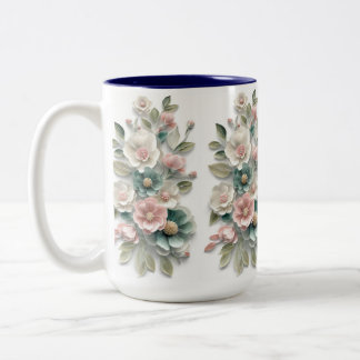 Elegant Floral Art Coffee Mug