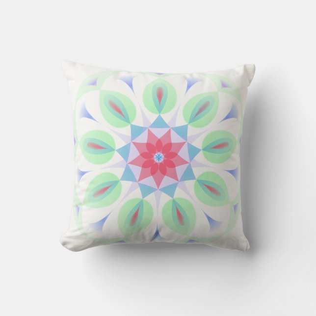 Elegant Floral Art Pattern Pillows (Front)