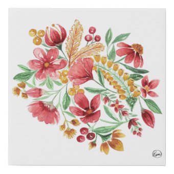 Elegant Floral Art Print for Summer Spring | Zazzle