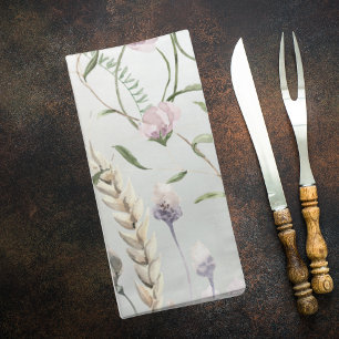 Elegant Floral Autumn Wedding Cloth Napkin