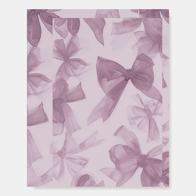 Elegant Floral Backdrop – Blush Garden Poster (Front)