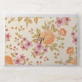 Elegant Floral Background HP Laptop Skin